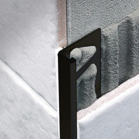 Profil | 0.8x270 cm | Profil en L Pvc Noir 8mm