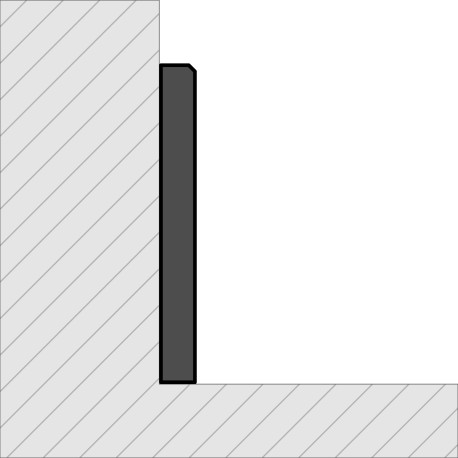 Plinthes en céramique | 6x114 cm | Ecowood Timber Grey