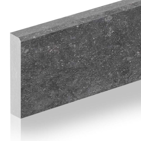 Plinthes en céramique | 7x90 cm | Pierre Antique Noir