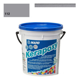 Joint époxy | 20x20 cm | Mapei Kerapoxy 112 Grey Moyen