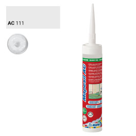 Kit silicone | 6x30 cm | Mapei Mapesil AC 111 Argent Grey Kit silicone | 6x30 cm | Mapei Mapesil AC 111 Argent Grey