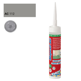 Kit silicone | 6x30 cm | Mapei Mapesil AC 112 Grey Moyen