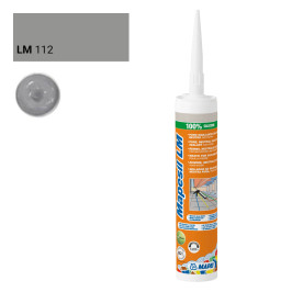 Kit silicone | 6x30 cm | Mapei Mapesil LM 112 Grey Moyen