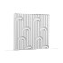 Plaque Murale PVC | 25x200 cm | Orac Decor Valley Loop Plaque Murale PVC | 25x200 cm | Orac Decor Valley Loop