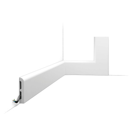 Plinthes en PVC | 7.5x200 cm | Orac Decor Cascade RAL9003