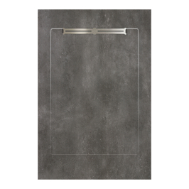 Carrelage de douche | 90x135 cm | vtwonen Mold Basalt Slope