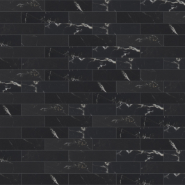 Carrelage en céramique sol et mur | 7.3x30 cm | vtwonen Classic Black Levigato