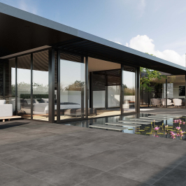 Carrelage extérieur en céramique | 61x61 cm | Tilestone Calvell Graphite Carrelage extérieur en céramique | 61x61 cm | Tilestone Calvell Graphite