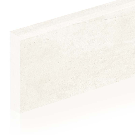 Plinthes en céramique | 8x90 cm | Tilestone Betontec Ivory