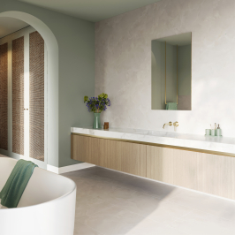 Carrelage poli en céramique | 60x120 cm | Tilestone Onyx White