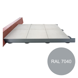 Profil | 9x240 cm | Profilé de finition terrasse H90mm Gris