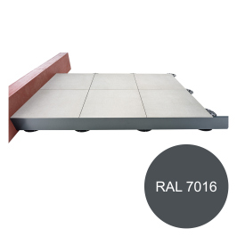 Profil | 9x240 cm | Profilé de finition terrasse H90mm Antracite