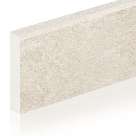 Plinthes en céramique | 7x120 cm | Roca Serena Crosscut Bone