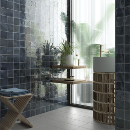 Carreaux muraux en céramique | 10x10 cm | Hanoi Blue Night Arco