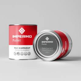 Échantillon | 5x5 cm | Testeur Mur & Plafond - Impermo Paint - Dark Cement