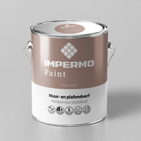 Peinture | 18x20 cm | Mur & Plafond - Impermo Paint - Dusty Rose