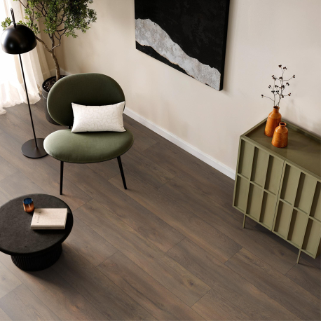 Parquet stratifié à clipser | 24.2x138 cm | vtwonen Mill Brown Oak