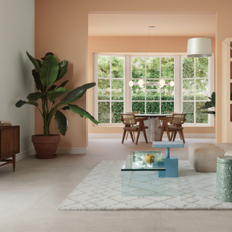Carrelage en céramique sol et mur | 120x120 cm | Argenta Santelmo Virgin Sand