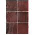 Carreaux muraux en céramique | 13.2x13.2 cm | Artisan Burgundy Glossy