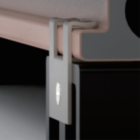 Lame de terrasse | 2.5x2.7 cm | Clips de fin composite – 10 pièces 