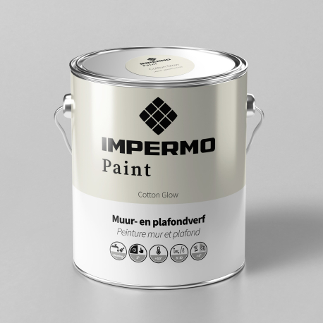 Peinture | 18x20 cm | Mur & Plafond - Impermo Paint - Cotton Glow