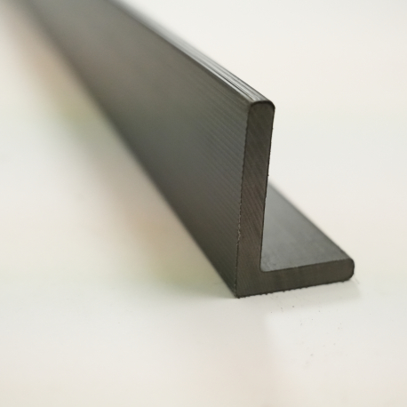 Profil | 6x290 cm | Panneau mural Outdoor Classic Black Profilé en L