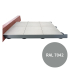 Profil | 8x240 cm | Profilé de finition terrasse H80mm Gris