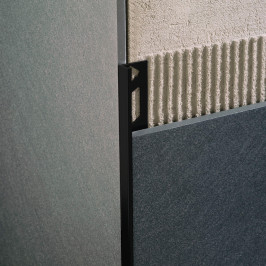 Profil | 1.25x270 cm | Profil en L Alu Revêtement en poudre Noir Mat Gauffré Profil | 1.25x270 cm | Profil en L Alu Revêtement en poudre Noir Mat Gauffré