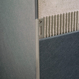 Profil | 1.25x270 cm | Profil en L Alu Revêtement en poudre Dove Relief Profil | 1.25x270 cm | Profil en L Alu Revêtement en poudre Dove Relief