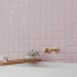 Carreaux muraux en céramique | 10x20 cm | Biseauté Pink
