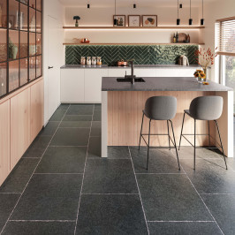 Carrelage en céramique sol et mur | 60x60 cm | Tilestone Pierre d'Ardenne - Vieilli