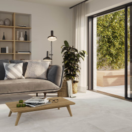 Carrelage en céramique sol et mur | 75x75 cm | Tilestone Betontec Perla