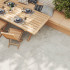 Carrelage extérieur en céramique | 75x75 cm | Tilestone Betontec Perla