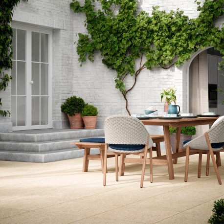 Carrelage extérieur en céramique | 59.2x59.2 cm | Stone Mink