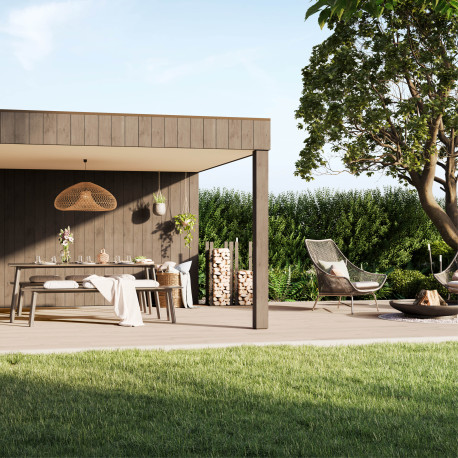 Carrelage extérieur en céramique | 30x120 cm | Tilestone Timber Wood Oak