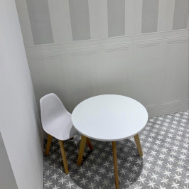 Carrelage en céramique sol et mur | 45x45 cm | Victorian Star Grey