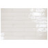 Carreaux muraux en céramique | 6.5x40 cm | Manacor White