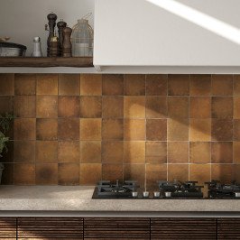 Carreaux muraux en céramique | 13.2x13.2 cm | Artisan Gold Glossy